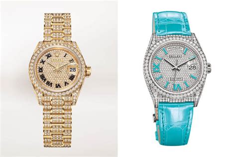 womens diamond encrusted rolex